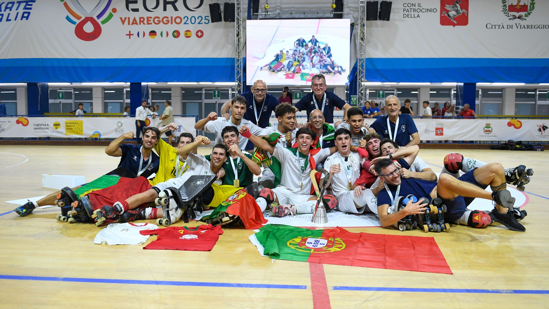 Hóquei em patins. Portugal é campeão europeu Sub19