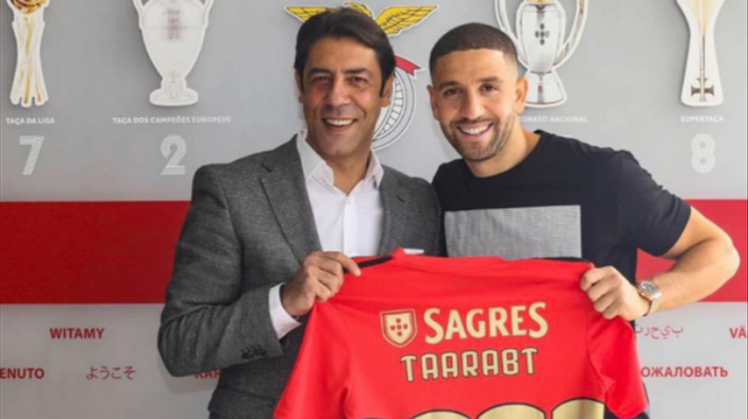 Taarabt e Rui Costa. Foto: SL Benfica