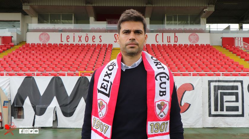 Tiago Fernandes é o novo treinador do Leixões Foto: Leixões SC - Futebol SAD