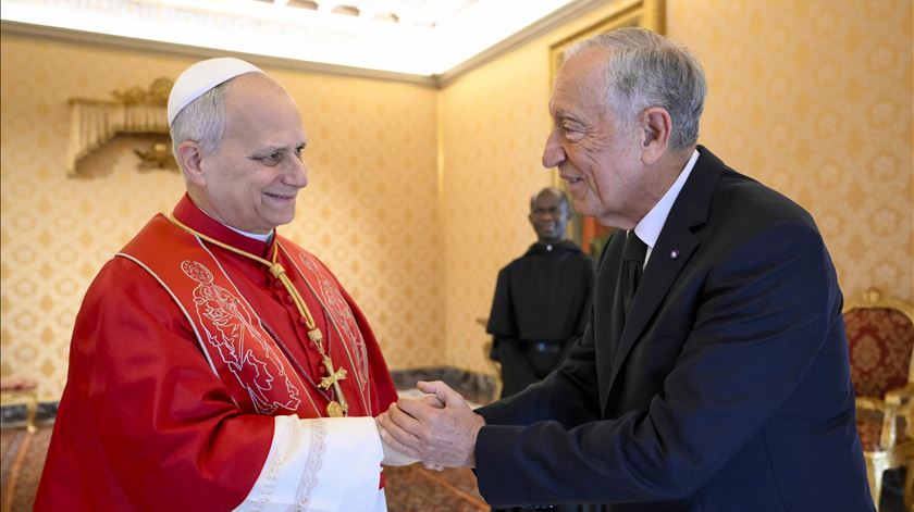 O Papa americano, "mais matemático", recebeu convite de Marcelo para visita a Fátima em 2027