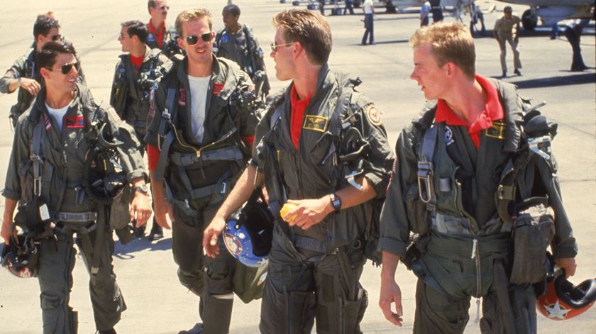 Top Gun de volta ao cinema 40 anos depois em prova de resistência à passagem do tempo. Foto: DR Top Gun de volta ao cinema 40 anos depois em prova de resistência à passagem do tempo. Foto: DR