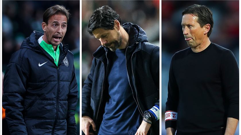 Pela primeira vez, FC Porto, Sporting e Benfica mudam de treinador na mesma época