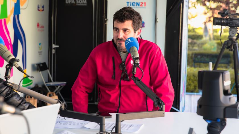 Nelson Costa, da Cáritas Diocesana de Leiria, no Três Por Todos. Foto: Vasco Cruz RR
