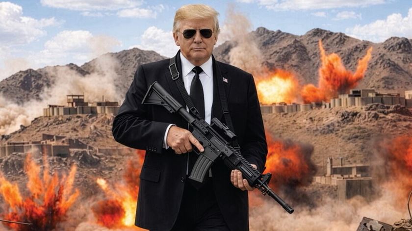 "No More Mr. Nice Guy". Trump volta a ameaçar Irão com imagem feita em IA "No More Mr. Nice Guy". Trump volta a ameaçar Irão com imagem feita em IA