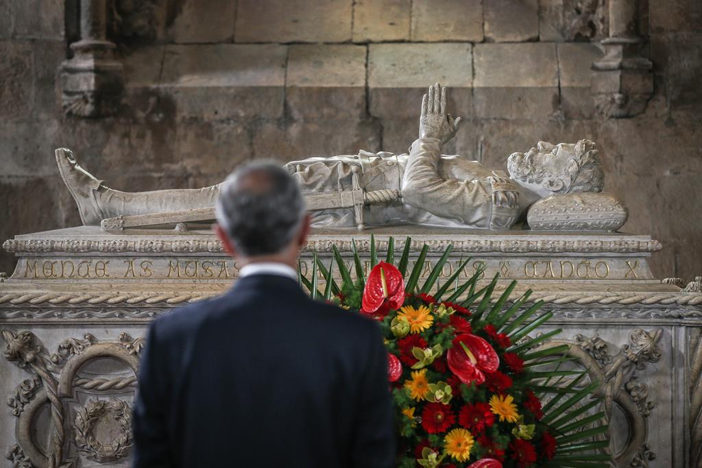 Túmulo de Luís Vaz de Camões. Foto: Mário Cruz/Lusa