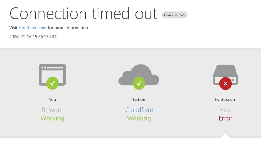 Apagão no X. Plataforma de Musk com problemas de acesso