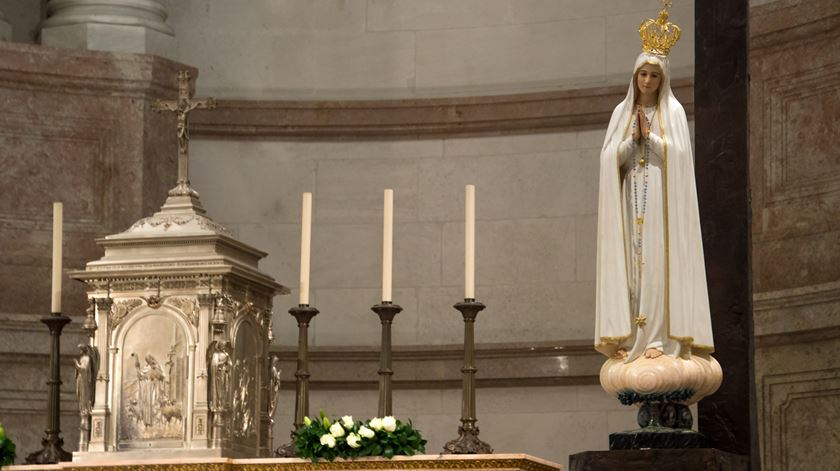 Escultura nº 1 da Virgem Peregrina de Fátima. Foto: Gabinete de Comunicação do Santuário de Fátima