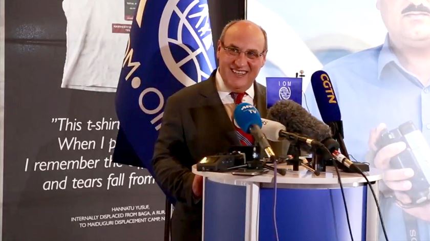 António Vitorino, conferência de imprensa IOM