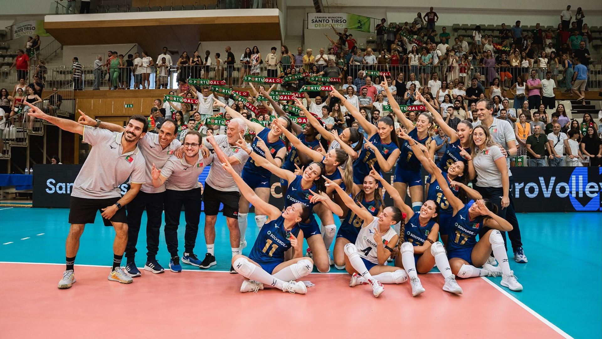 Voleibol. Portugal apurado para Europeu feminino