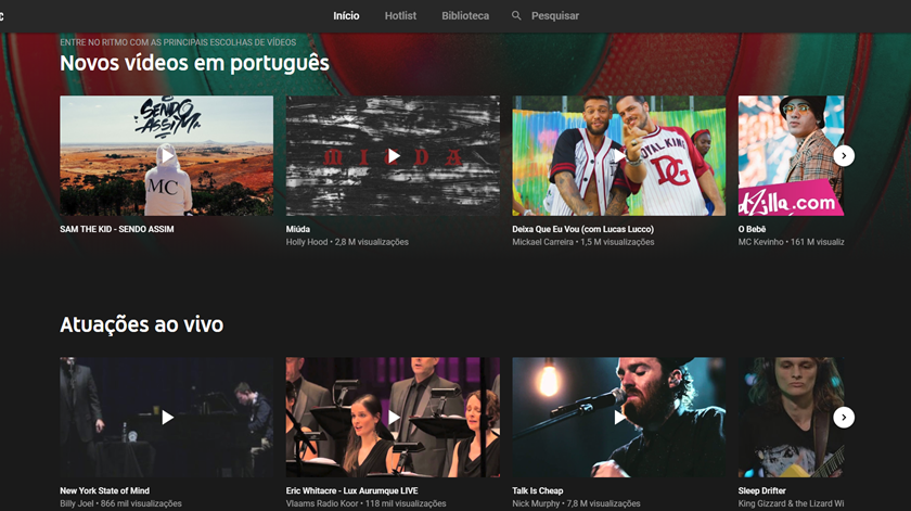 Fonte: Youtube Music