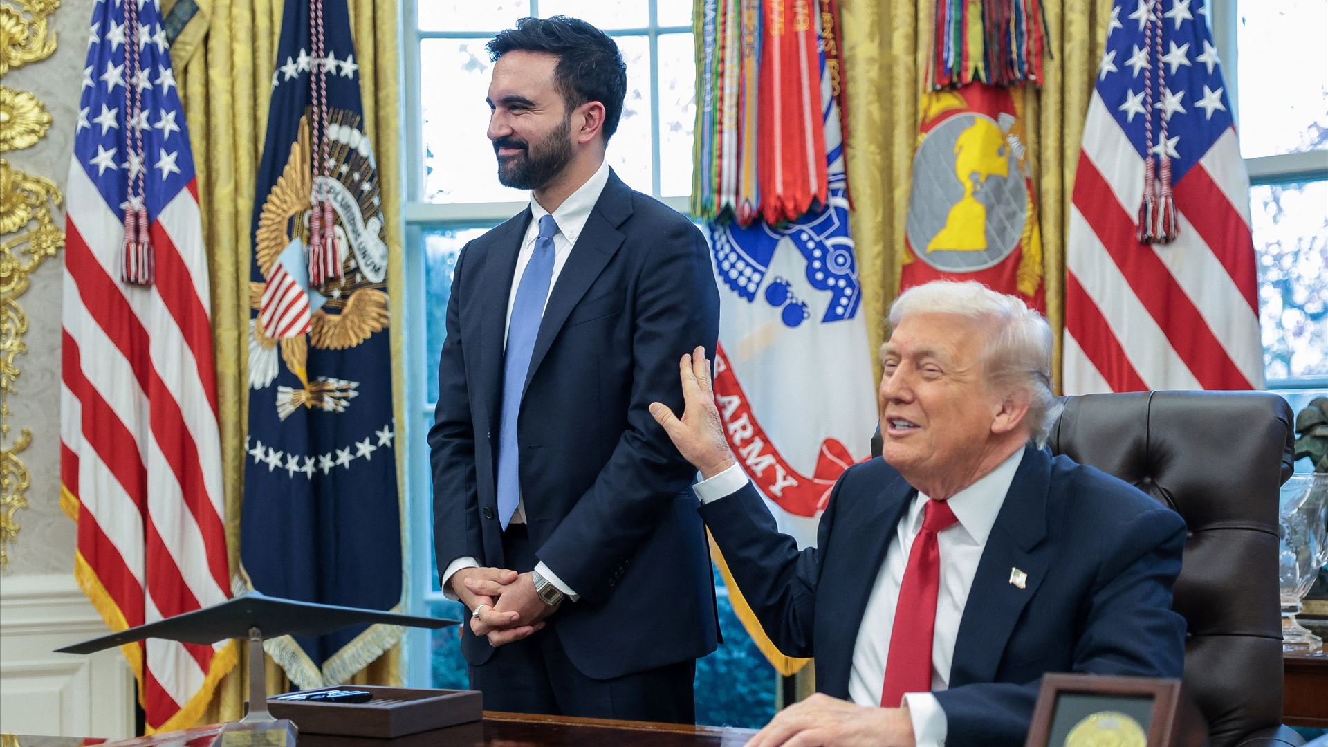 De “fascista” a parceiro: Trump e Mamdani juntos pela primeira vez